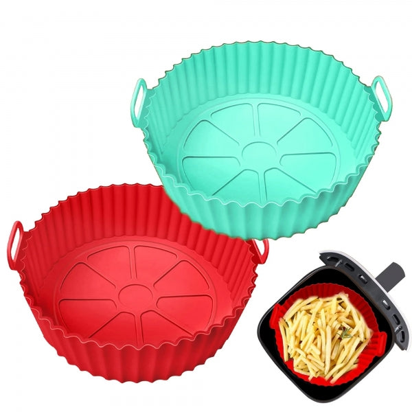 Forma Redonda Silicone Airfryer 18cm